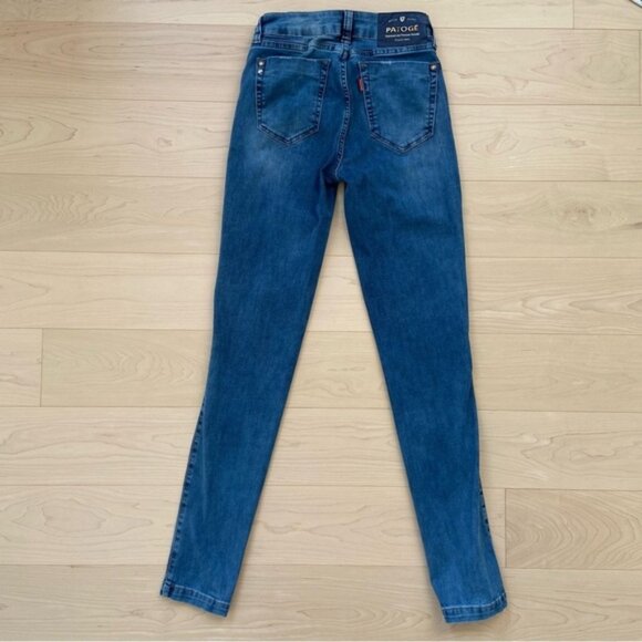Patogé Brazilian skinny sexy jeans stretchy blue denim high rise waisted euro 38 - Picture 2 of 10